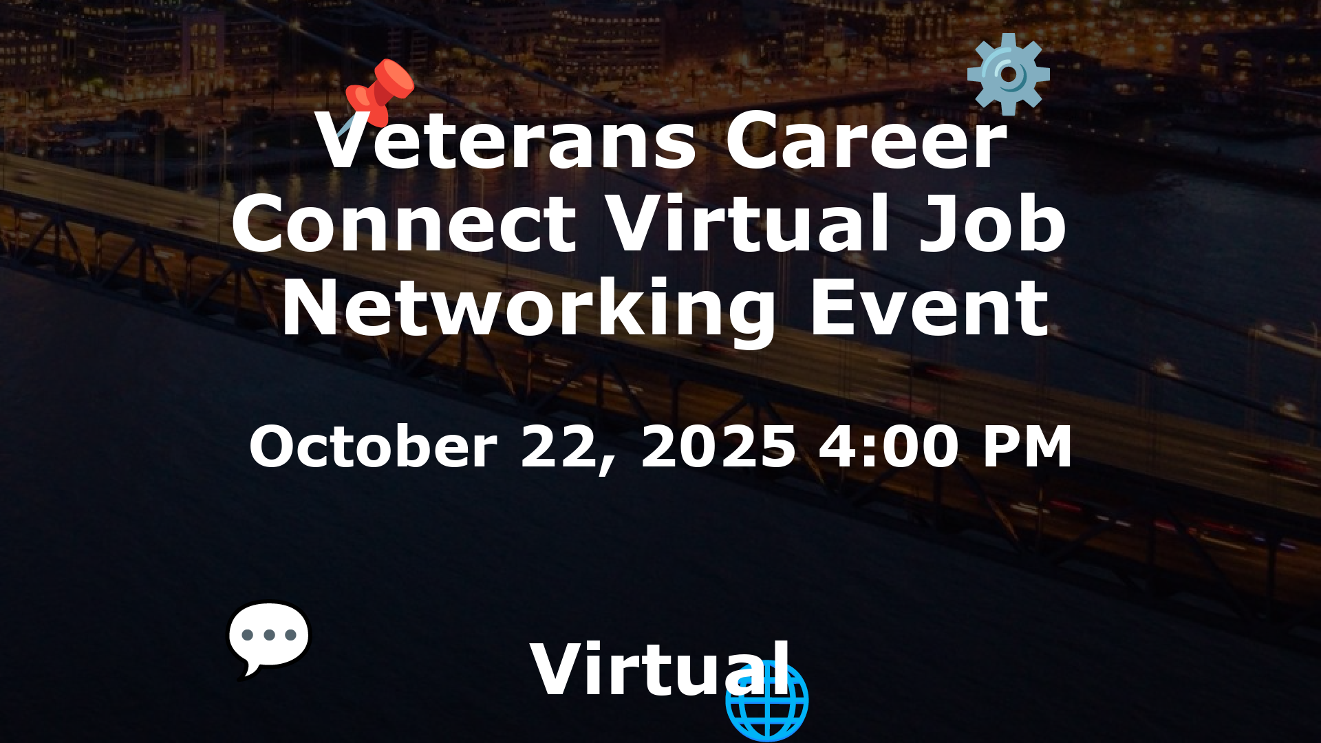 Veterans Career Connect Virtual Job  Networking Event event image